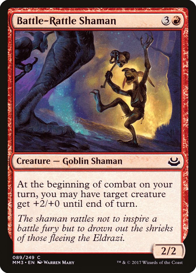 Battle-Rattle Shaman [Modern Masters 2017] Foil