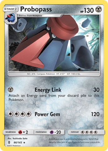Probopass (86/145) [Sun & Moon: Guardians Rising] Reverse Holofoil