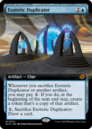 Esoteric Duplicator (Extended Art) [Outlaws of Thunder Junction: The Big Score] Foil