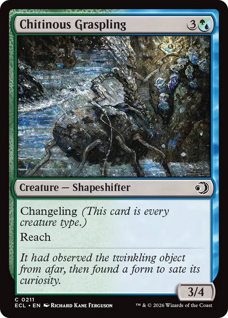 Chitinous Graspling [Lorwyn Eclipsed] Foil