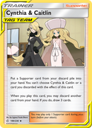 Cynthia & Caitlin (189/236) [Sun & Moon: Cosmic Eclipse] Reverse Holofoil