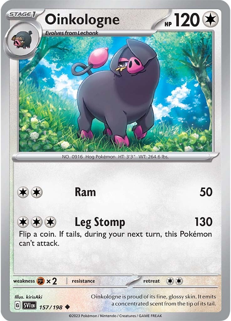 Oinkologne (157/198) [Scarlet & Violet: Base Set] Reverse Holofoil