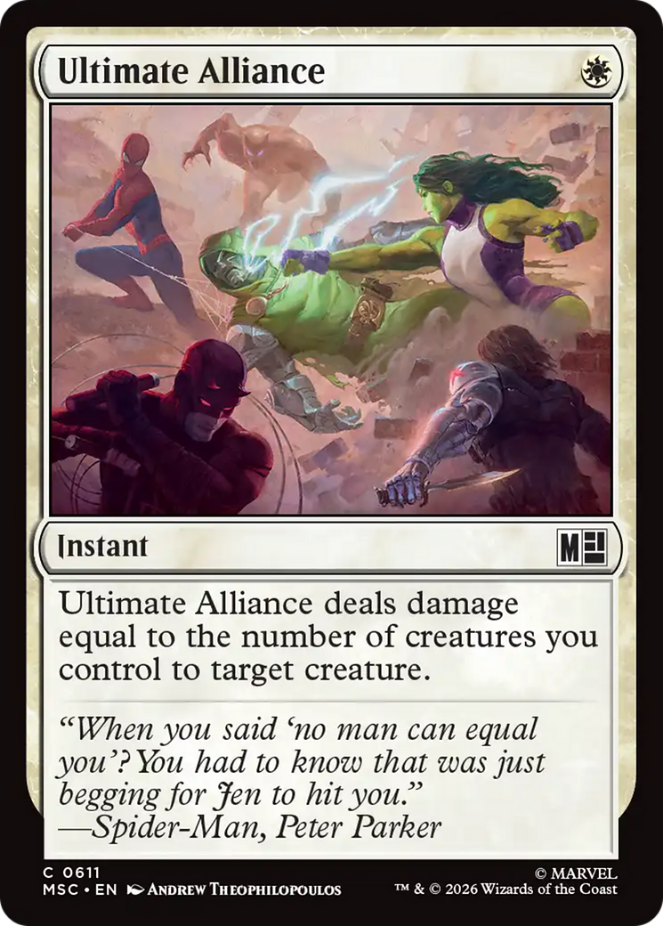 Ultimate Alliance [Marvel Super Heroes Commander] Foil