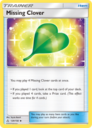 Missing Clover (129/156) [Sun & Moon: Ultra Prism] Reverse Holofoil