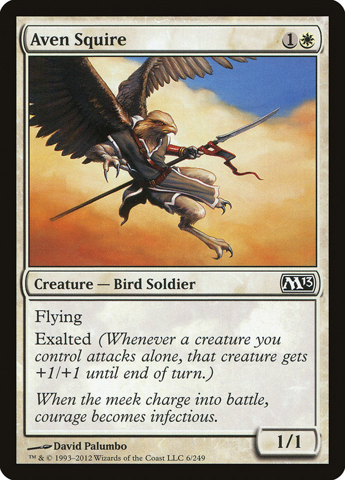 Aven Squire [Magic 2013] Foil