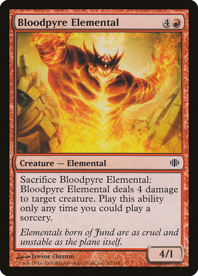 Bloodpyre Elemental [Shards of Alara] Foil
