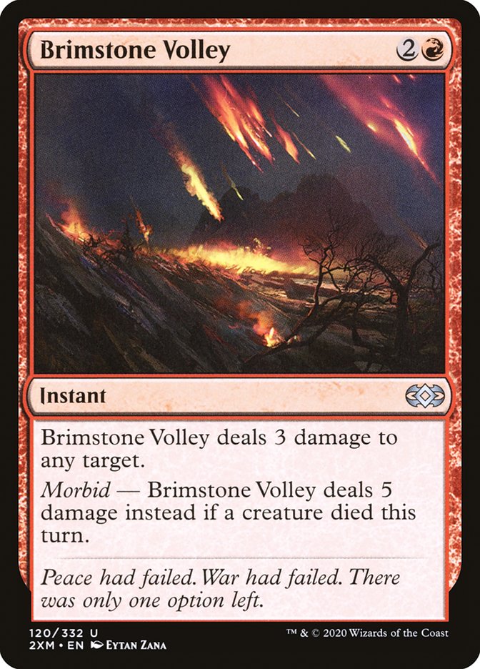Brimstone Volley [Double Masters] Foil