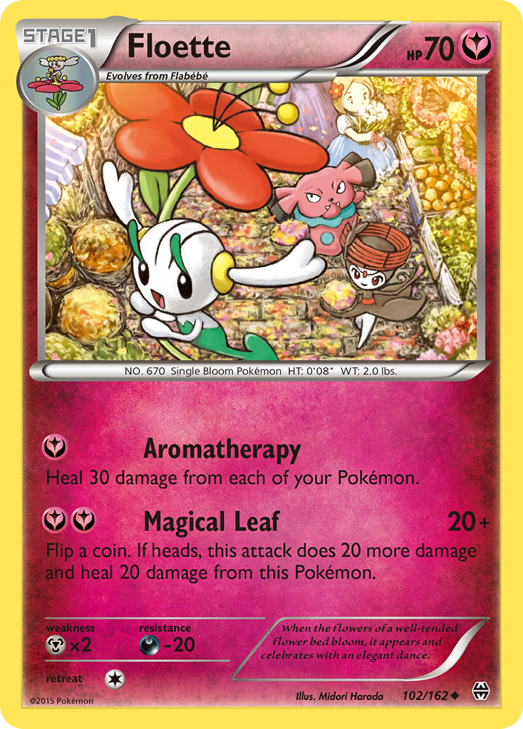 Floette (102/162) [XY: BREAKthrough] Reverse Holofoil