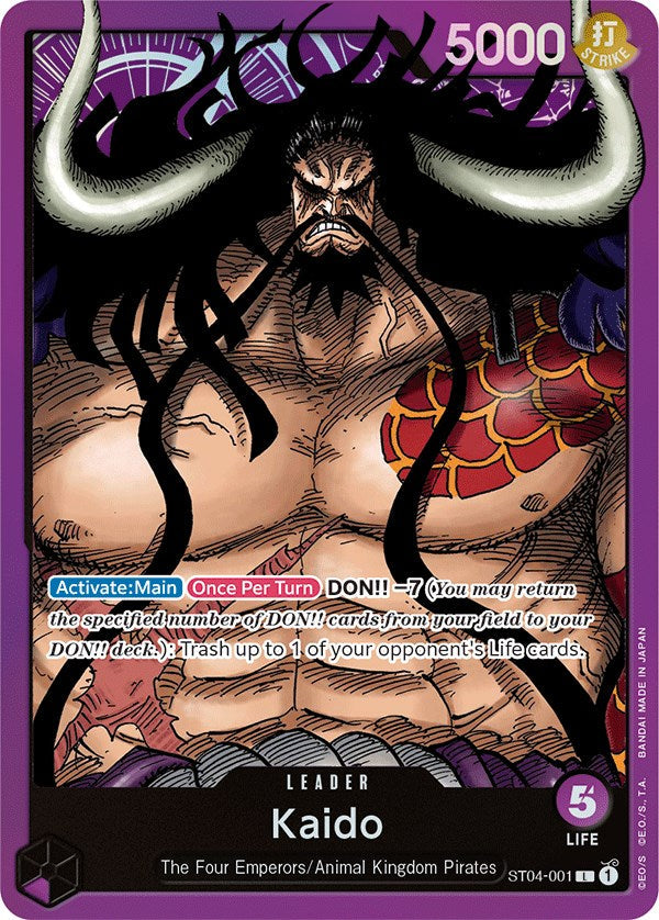 Kaido (001) [Starter Deck: Animal Kingdom Pirates] Foil