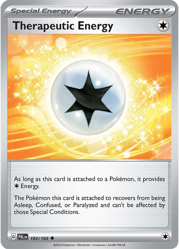 Therapeutic Energy (193/193) [Scarlet & Violet: Paldea Evolved] Reverse Holofoil