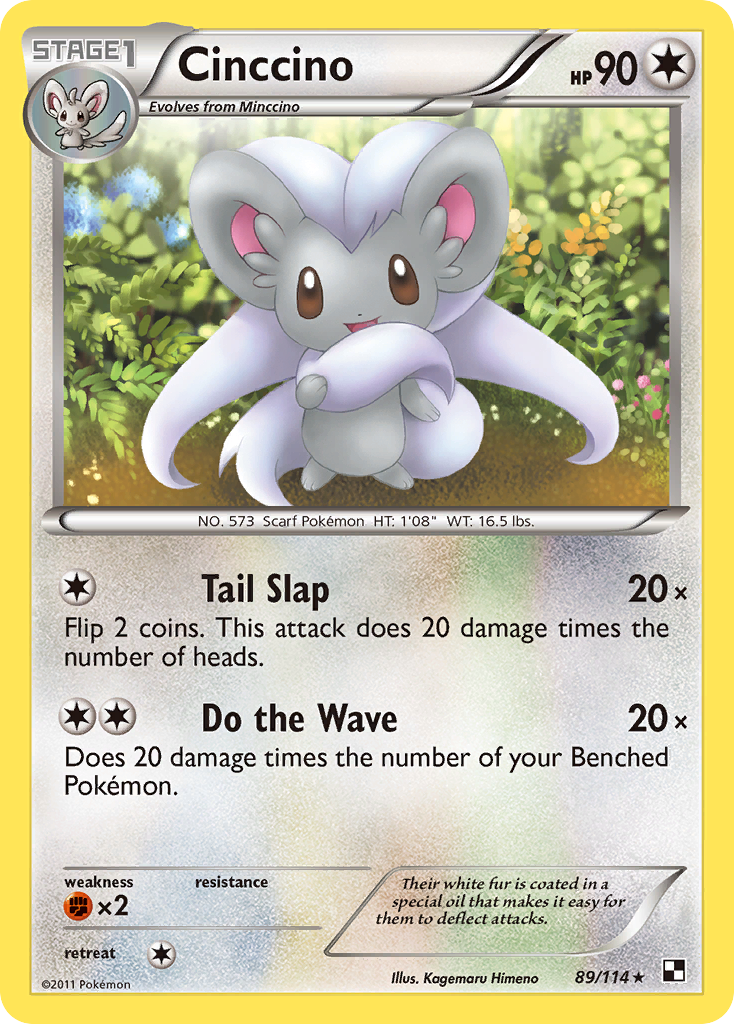 Cinccino (89/114) [Black & White: Base Set] Reverse Holofoil