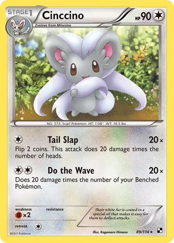 Cinccino (89/114) [Black & White: Base Set] Reverse Holofoil