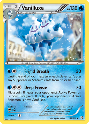 Vanilluxe (45/162) [XY: BREAKthrough] Reverse Holofoil