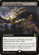 Treacherous Blessing (Extended Art) [Theros Beyond Death] Foil