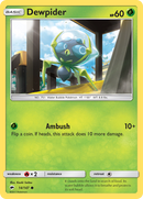 Dewpider (14/147) [Sun & Moon: Burning Shadows] Reverse Holofoil