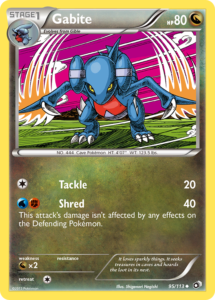Gabite (95/113) [Black & White: Legendary Treasures] Reverse Holofoil