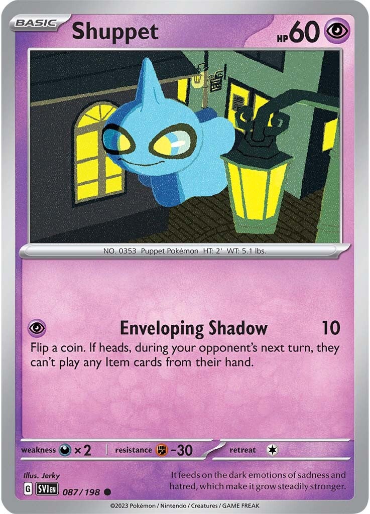 Shuppet (087/198) [Scarlet & Violet: Base Set] Reverse Holofoil