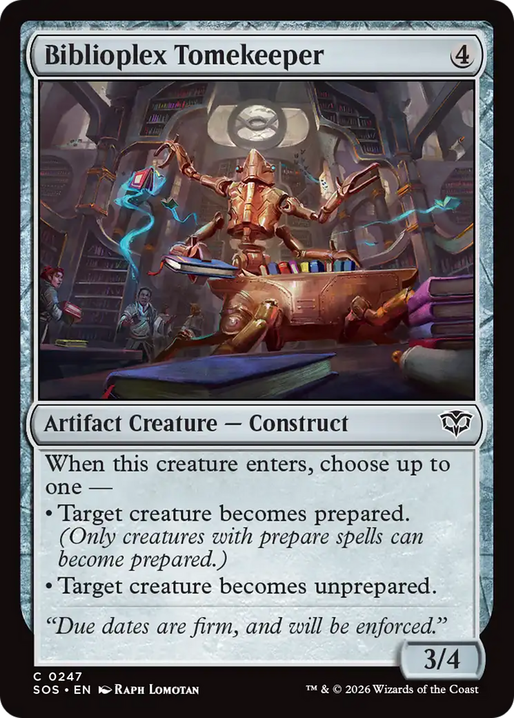 Biblioplex Tomekeeper [Secrets of Strixhaven] Foil