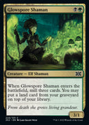 Glowspore Shaman [Double Masters 2022] Foil