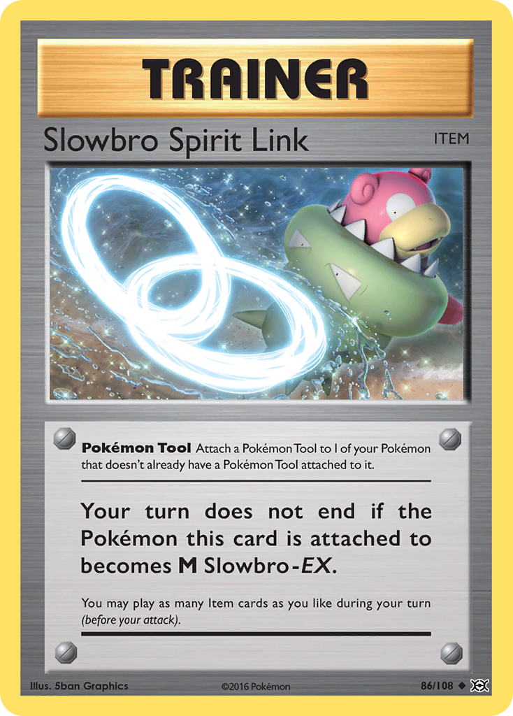 Slowbro Spirit Link (86/108) [XY: Evolutions] Reverse Holofoil