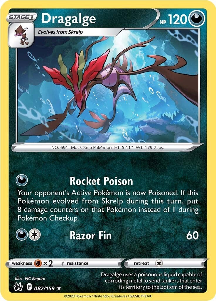 Dragalge (082/159) [Sword & Shield: Crown Zenith] Reverse Holofoil
