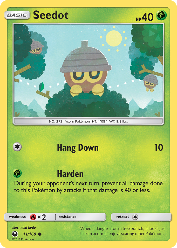 Seedot (11/168) [Sun & Moon: Celestial Storm] Reverse Holofoil