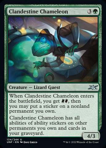 Clandestine Chameleon [Unfinity] Foil