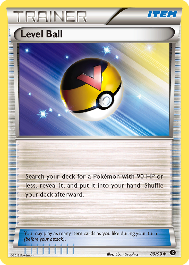 Level Ball (89/99) [Black & White: Next Destinies] Reverse Holofoil