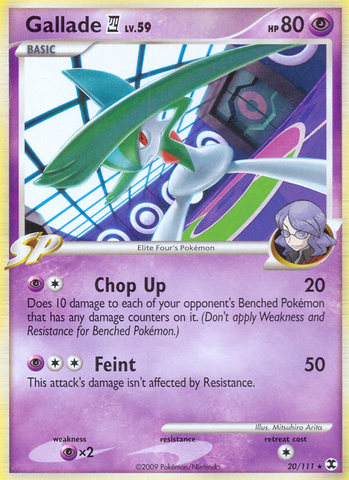 Gallade (20/111) [Platinum: Rising Rivals] Reverse Holofoil
