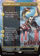 Thunder of Unity (Borderless) [Tarkir: Dragonstorm] Foil
