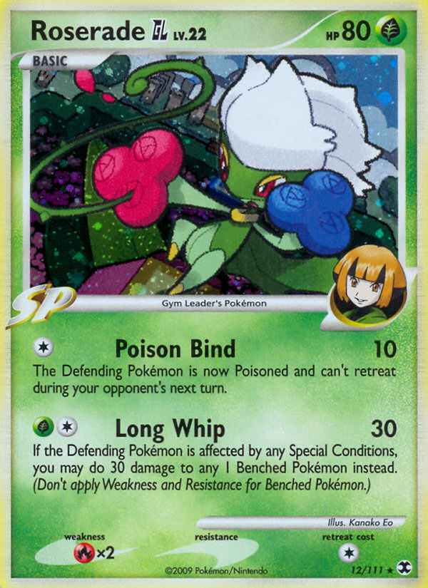 Roserade GL (12/111) [Platinum: Rising Rivals] Reverse Holofoil