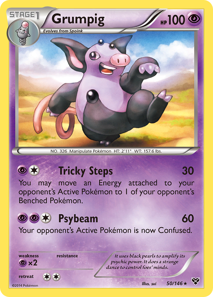 Grumpig (50/146) [XY: Base Set] Reverse Holofoil