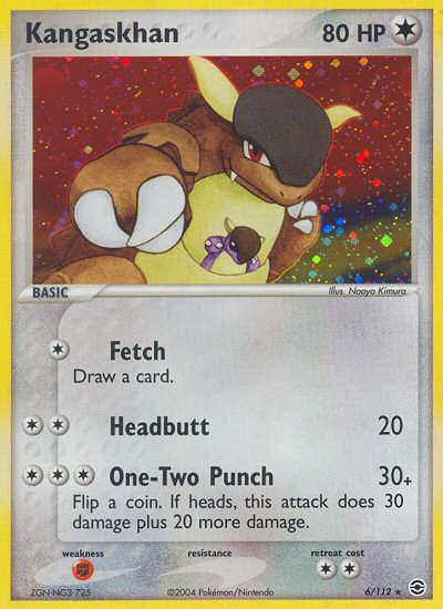 Kangaskhan (6/112) [EX: FireRed & LeafGreen] Reverse Holofoil