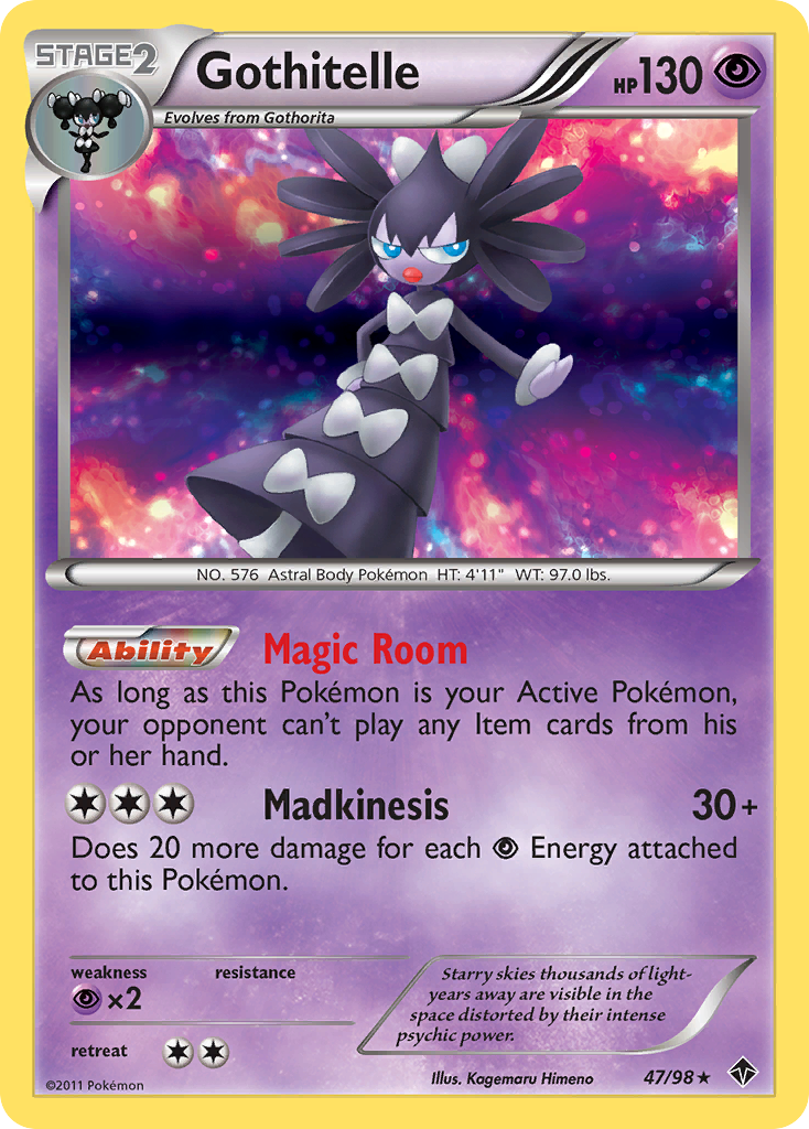 Gothitelle (47/98) [Black & White: Emerging Powers] Reverse Holofoil