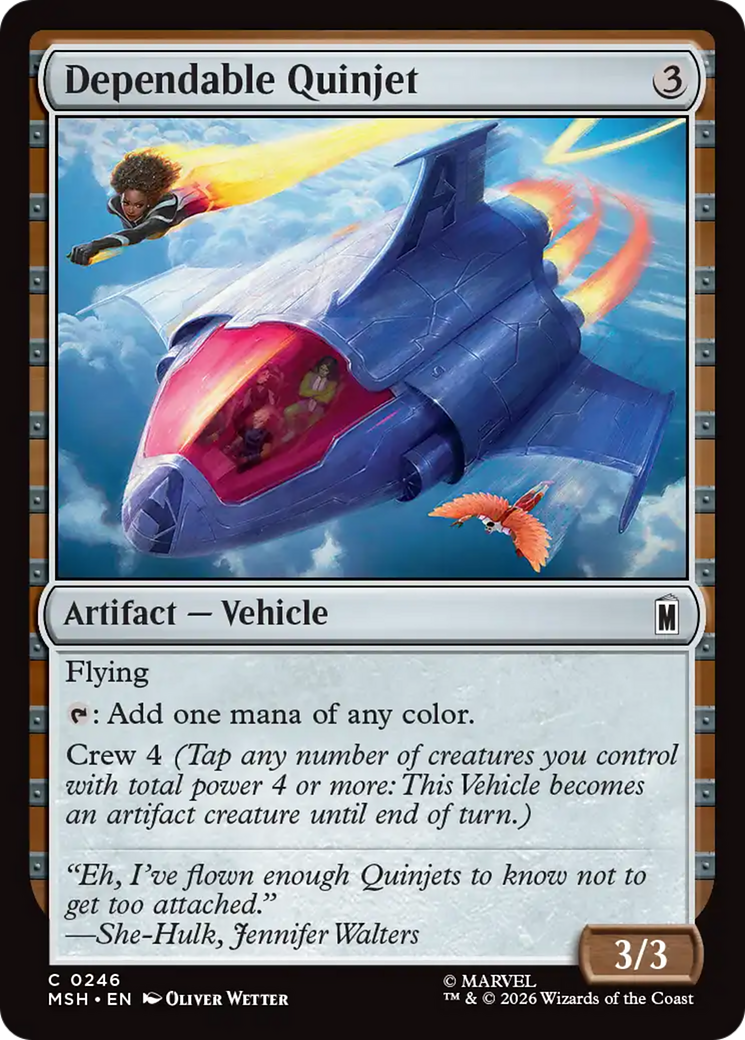 Dependable Quinjet [Marvel Super Heroes] Foil