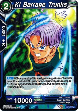 Ki Barrage Trunks (BT5-036) [Miraculous Revival] Parallel Foil
