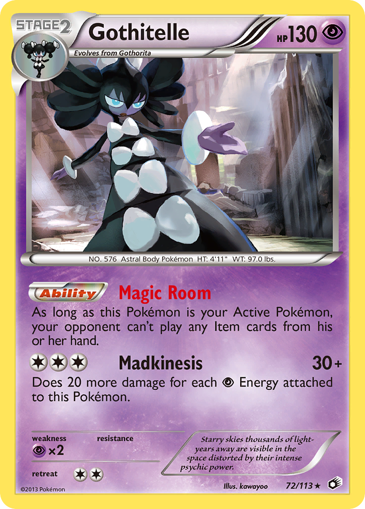 Gothitelle (72/113) [Black & White: Legendary Treasures] Reverse Holofoil
