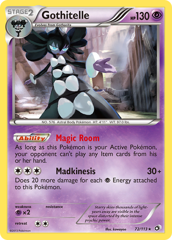 Gothitelle (72/113) [Black & White: Legendary Treasures] Reverse Holofoil