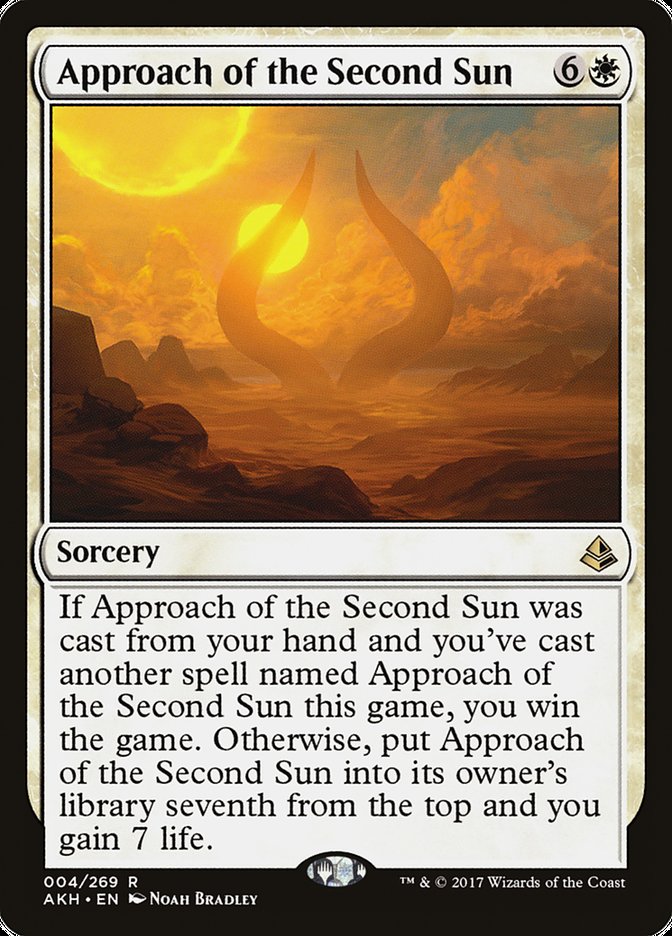 Approach of the Second Sun [Amonkhet] Foil