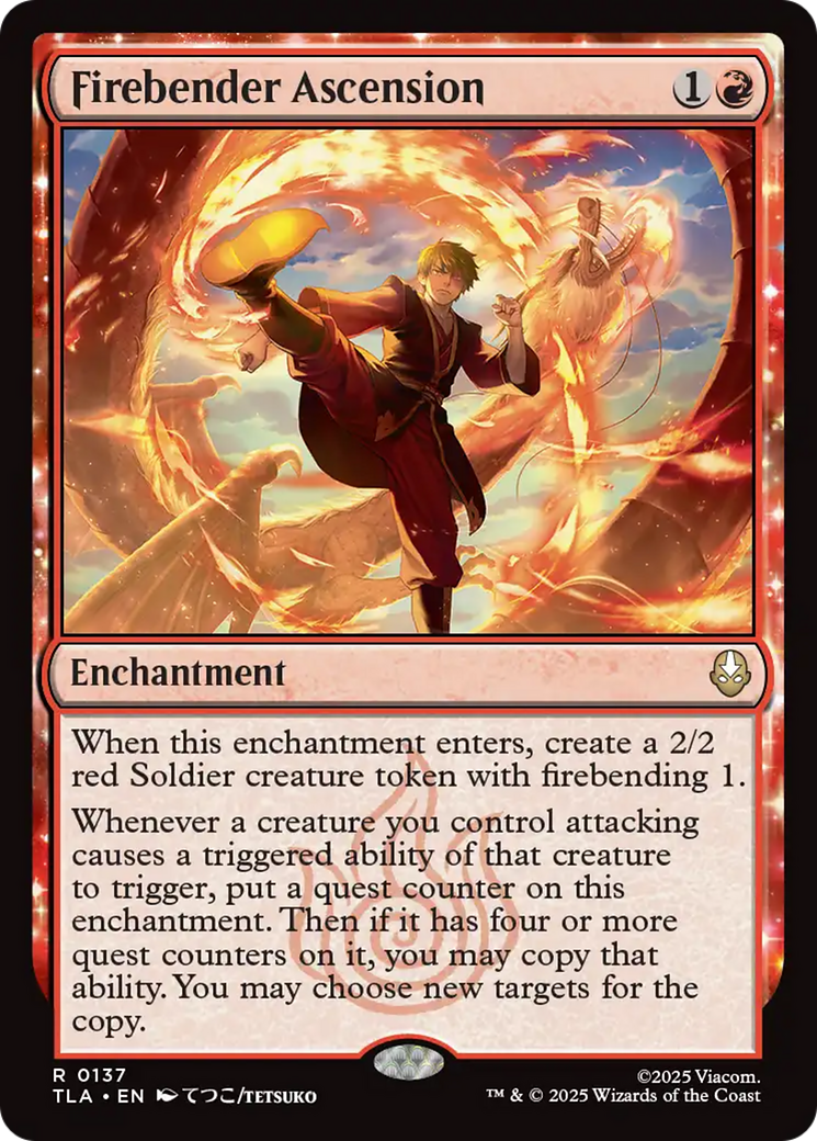 Firebender Ascension [Avatar: The Last Airbender] Foil