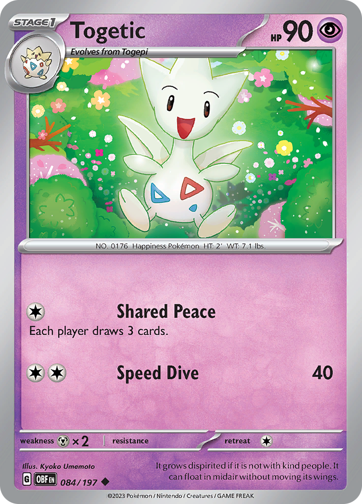 Togetic (084/197) [Scarlet & Violet: Obsidian Flames] Reverse Holofoil