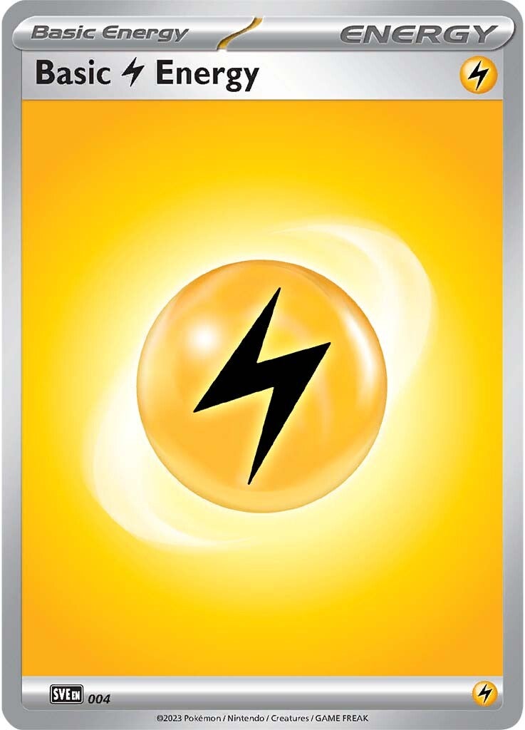 Lightning Energy (004) [Scarlet & Violet: Base Set] Reverse Holofoil