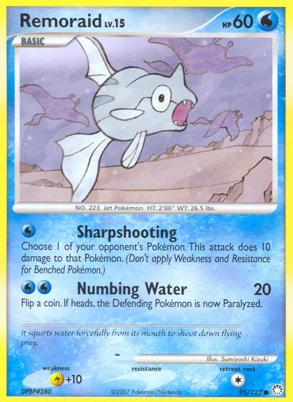 Remoraid (95/123) [Diamond & Pearl: Mysterious Treasures] Reverse Holofoil