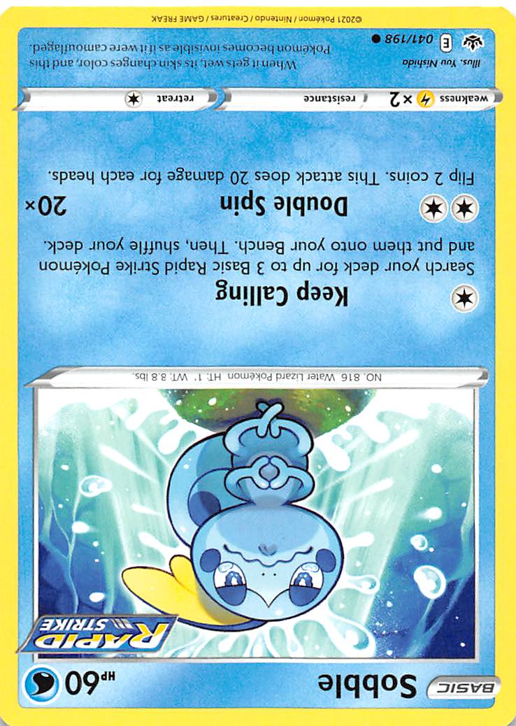 Sobble (041/198) [Sword & Shield: Chilling Reign] Reverse Holofoil