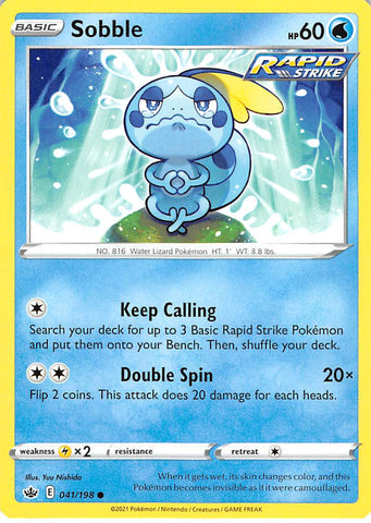 Sobble (041/198) [Sword & Shield: Chilling Reign] Reverse Holofoil