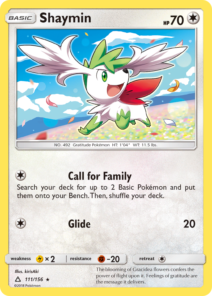 Shaymin (111/156) [Sun & Moon: Ultra Prism] Reverse Holofoil