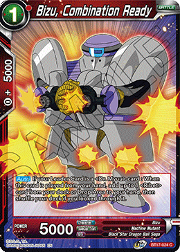 Bizu, Combination Ready (BT17-024) [Ultimate Squad] Parallel Foil