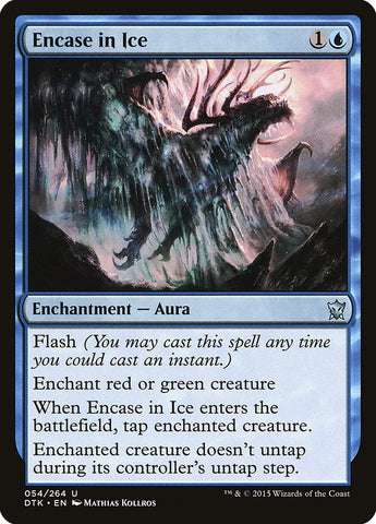 Encase in Ice [Dragons of Tarkir] Foil