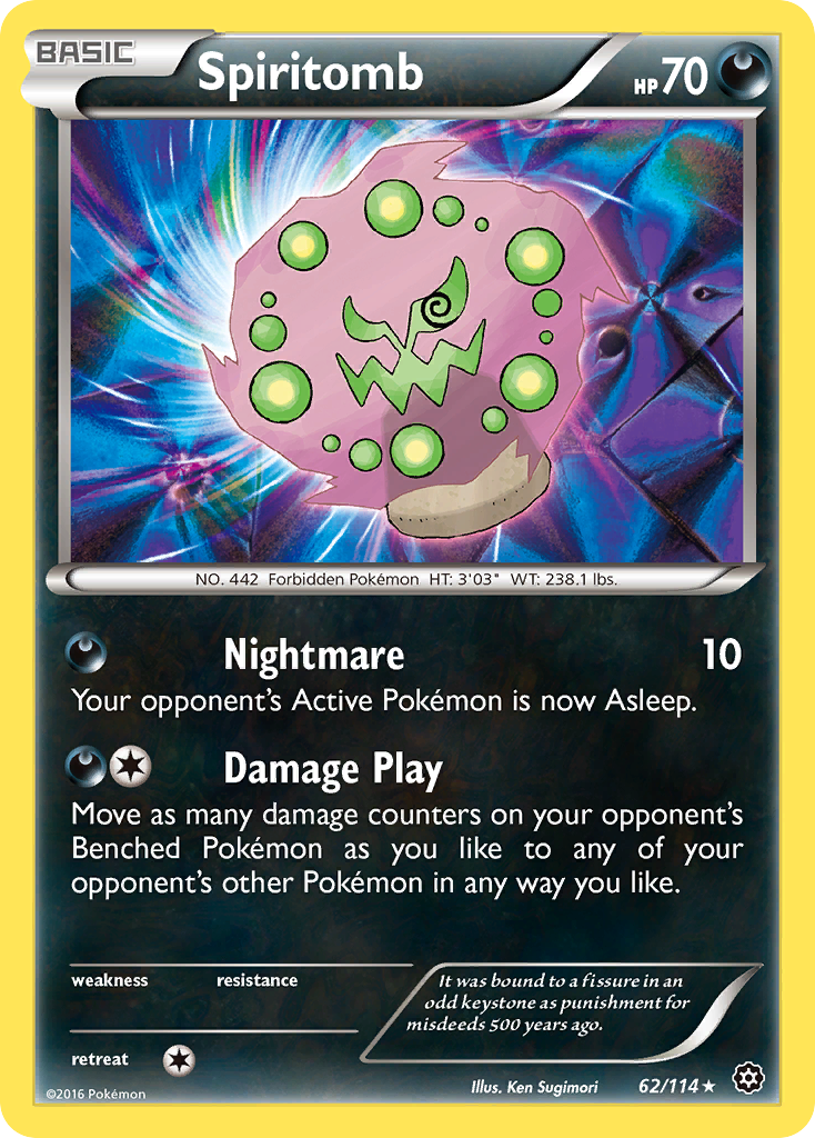 Spiritomb (62/114) [XY: Steam Siege] Reverse Holofoil