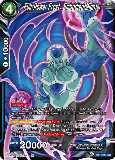 Full-Power Frost, Embodied Might (BT15-051) [Saiyan Showdown] Parallel Foil